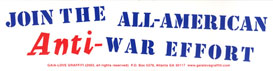 Join the All-American Anti-War Effort